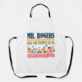 Tablier M. Rogers ne m'a pas préparé dans mon quartier (Recto)