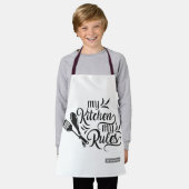 TABLIER MA CUISINE MES RÈGLES, (Porté)