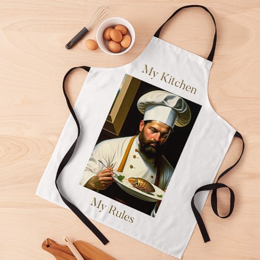 Tablier Ma cuisine Mes règles Apron