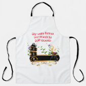 Tablier Ma femme aime ma viande dans sa bouche BBQ Apron (Recto)