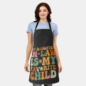 Tablier Ma Fille En Droit Est Mon Enfant Préféré Super (Porté)