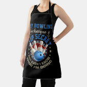 Tablier Ma Technique De Bowling Est Top Secret Funny Bowli (Insitu)