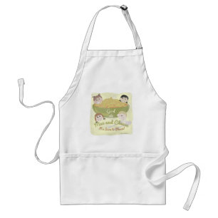 Tablier Mac Cheese Please Retro Kid Art Design Fun Motto
