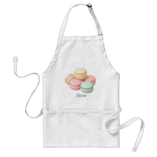 Tablier Macaron – Douce Desserts Français Tablier (Devant)