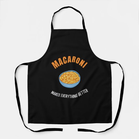 Tablier Macaroni rend tout mieux (Recto)