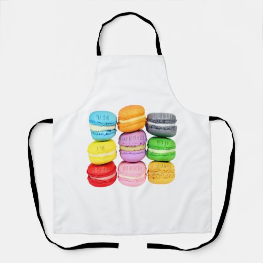 Tablier Macarons (Recto)
