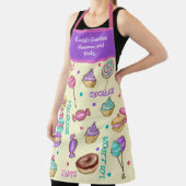 Tablier Macarons pour enfants Cupcakes, Lollipops et beign (Insitu)