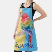 Tablier Macaws Macaw Parrot Mens Nom personnalisable (Insitu)