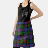 Tablier MacDonald Clan Badge & Tartan Kilt Apron (Insitu)