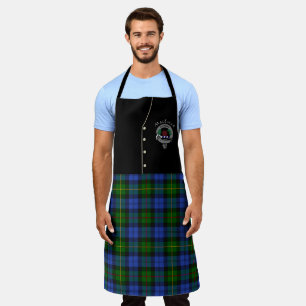 Tablier MacEwan Clan Badge & Tartan Kilt Apron