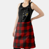Tablier MacGregor Clan Badge & Rob Roy Tartan Kilt (Insitu)