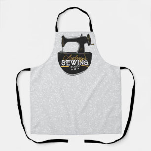 Tablier Machine à coudre antique AJOUTER LE NOM Seamstress