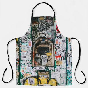 TABLIER MACHINE ATM AVEC GRAFFITI