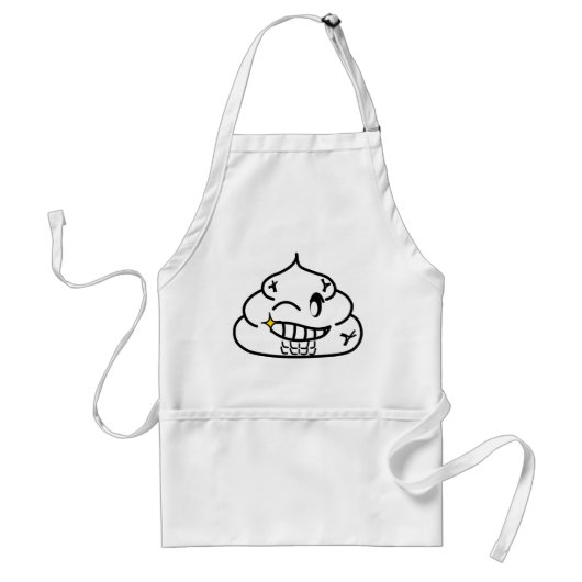 Tablier Macho Poop - Brootsch le PooPoo (Devant)