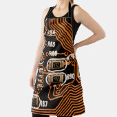 Tablier macro shot of circuitboard,cables,capacitors,card, (Insitu)