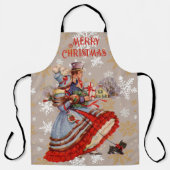 Tablier Magasin de Noël à l'ancienne (Recto)