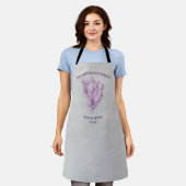 Tablier Magenta Conch Shell Apron (Porté)
