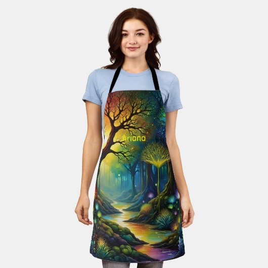Tablier Magic Forest Apron Design (Porté)