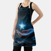 Tablier Magical Night Sky Cooking Apron | Celestial Dreams (Insitu)