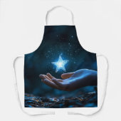Tablier Magical Night Sky Cooking Apron | Celestial Dreams (Recto)