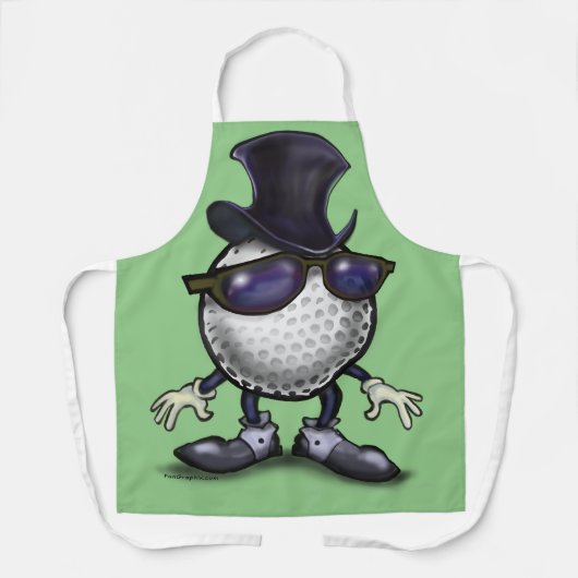 Tablier Magicien de golf (Recto)