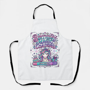 Tablier Magie d'anniversaire licorne Chargement Marketplac