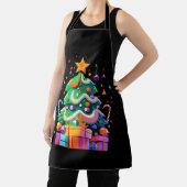 Tablier Magie de l'arbre de Noël radieux (Insitu)