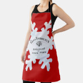 Tablier Magnifique apéro de Noël français ! (Insitu)