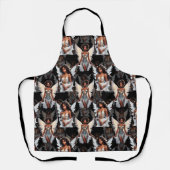 Tablier Magnifique motif de conception d'anges de fille no (Recto)