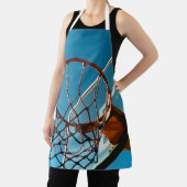 Tablier Magnifique panier de basket (Insitu)