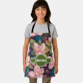 Tablier Magnolia Blossom Arc-en-ciel coloré Pat personnali (Insitu)