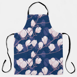 Tablier Magnolia Elegance : Le Printemps de la Marine
