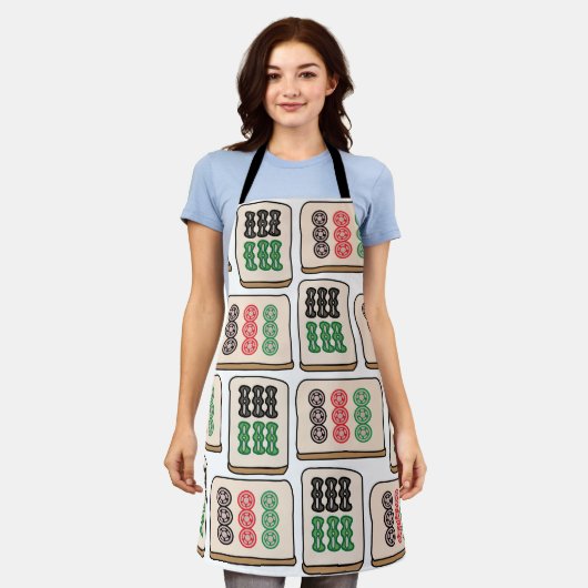 Tablier Mahjong Tiles Luck Strategy Joueurs (Porté)