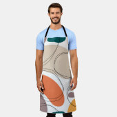 Tablier Maillot abstrait géométrique à main (Porté)