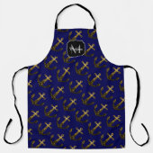 Tablier Maillot or motif Ancre marine Monogram (Recto)