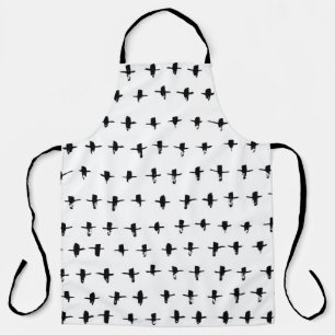 Tablier Main de croix noires dessinée géométrique