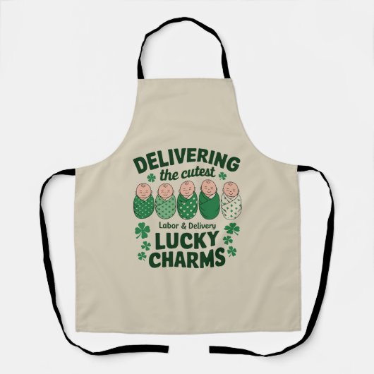 Tablier Main-d'oeuvre et livraison Chance de charme Infirm (Recto)