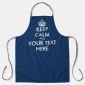 Tablier Maintenez votre calme et continuez votre cuisine b (Recto)