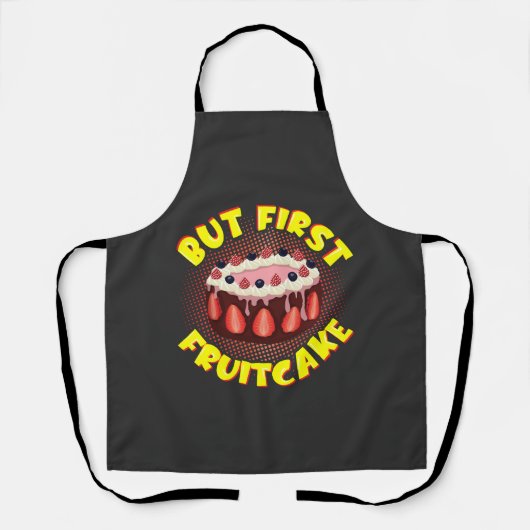 Tablier Mais Gâteau aux fruits, Fruitcake Day (Recto)