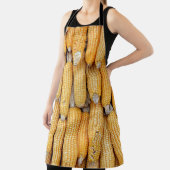 Tablier Maïs séché empilé. (Insitu)