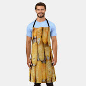 Tablier Maïs séché empilé. (Porté)