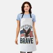 Tablier Maison de l'aigle courageux patriotique conception (Porté)