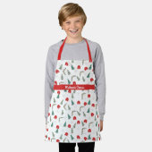 Tablier Maison de Noël Rustique personnalisée (Porté)
