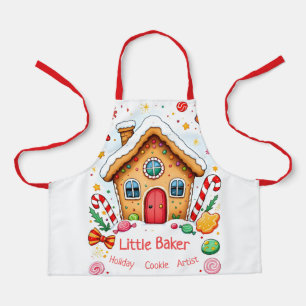 Tablier Maison de pain d'épice Apron - Fun Holiday Baking
