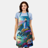 Tablier Maison de plage pour les amateurs de phare (Porté)