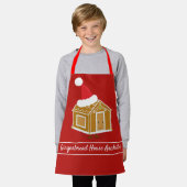Tablier Maison en pain d'épices Architecte Rouge Brown Noë (Porté)