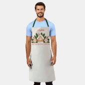 Tablier Maison en pain d'épices Noël Cookie Baking Crew (Porté)