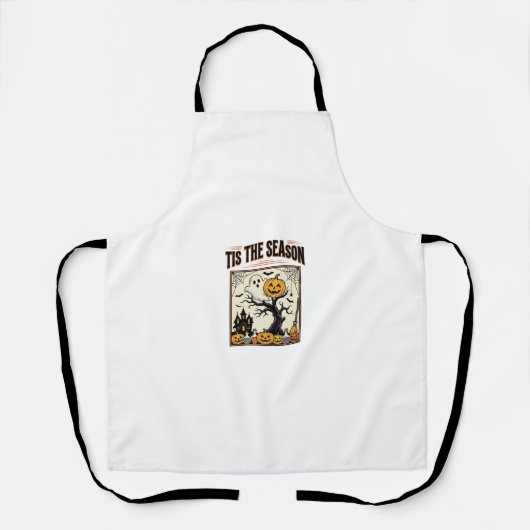Tablier Maison hantée de la saison des fantômes d'Hallowee (Recto)