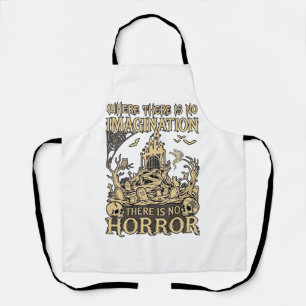 Tablier Maison Hantée Halloween Horreur Imagination Cimeti