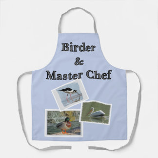 Tablier Maître Cuisinier Ornithologue Photos D'oiseaux Sty